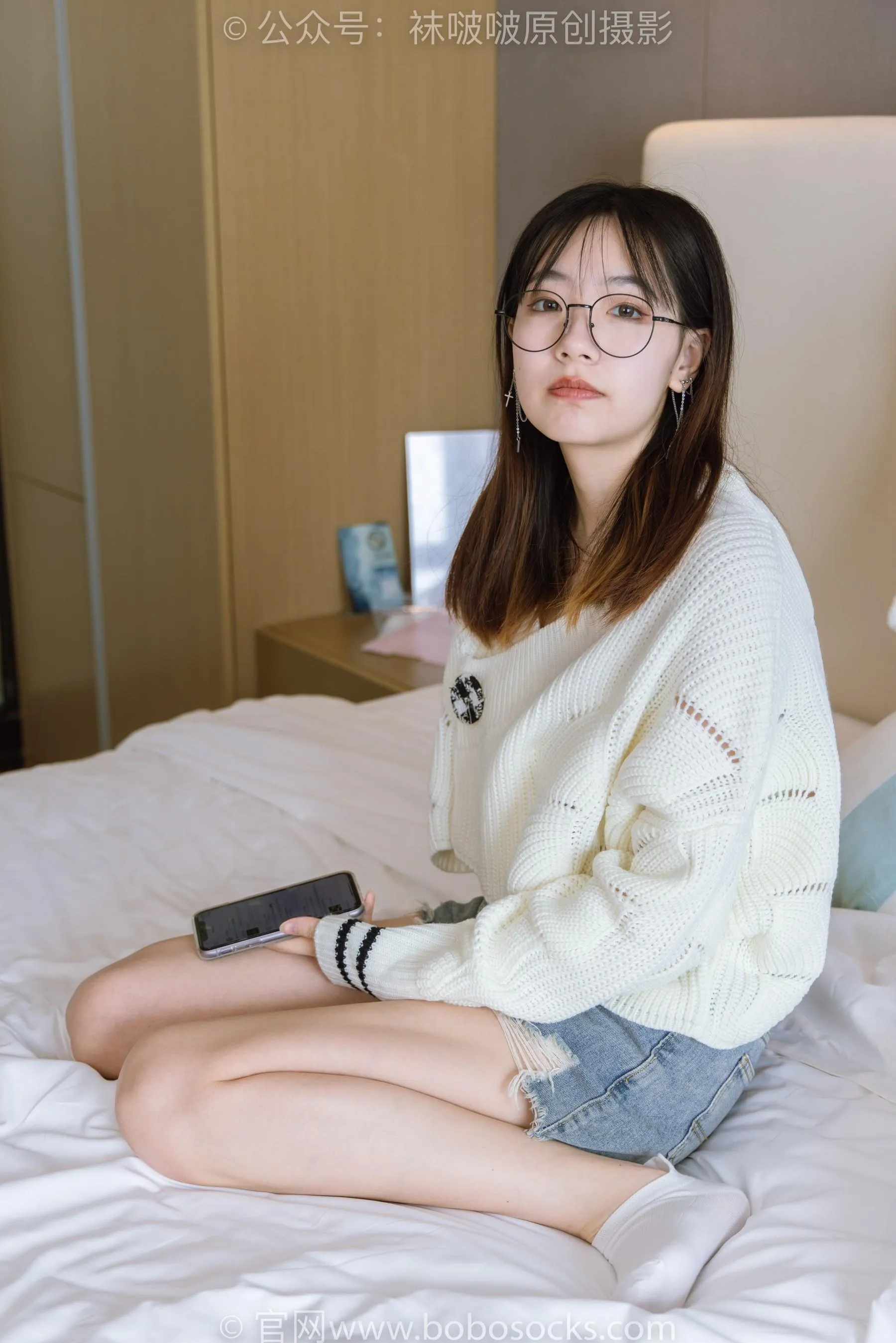 [BoBoSocks袜啵啵]NO.222 小甜豆-长靴、白棉袜、裸足[23] [47P]插图4